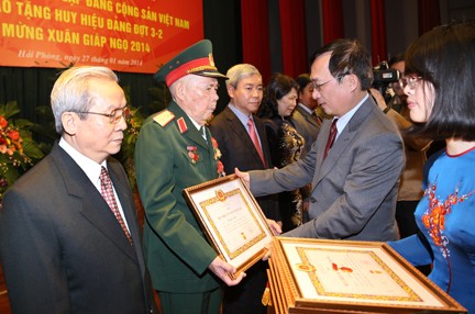 Party’s 84th anniversary celebrated in Hai Phong - ảnh 2